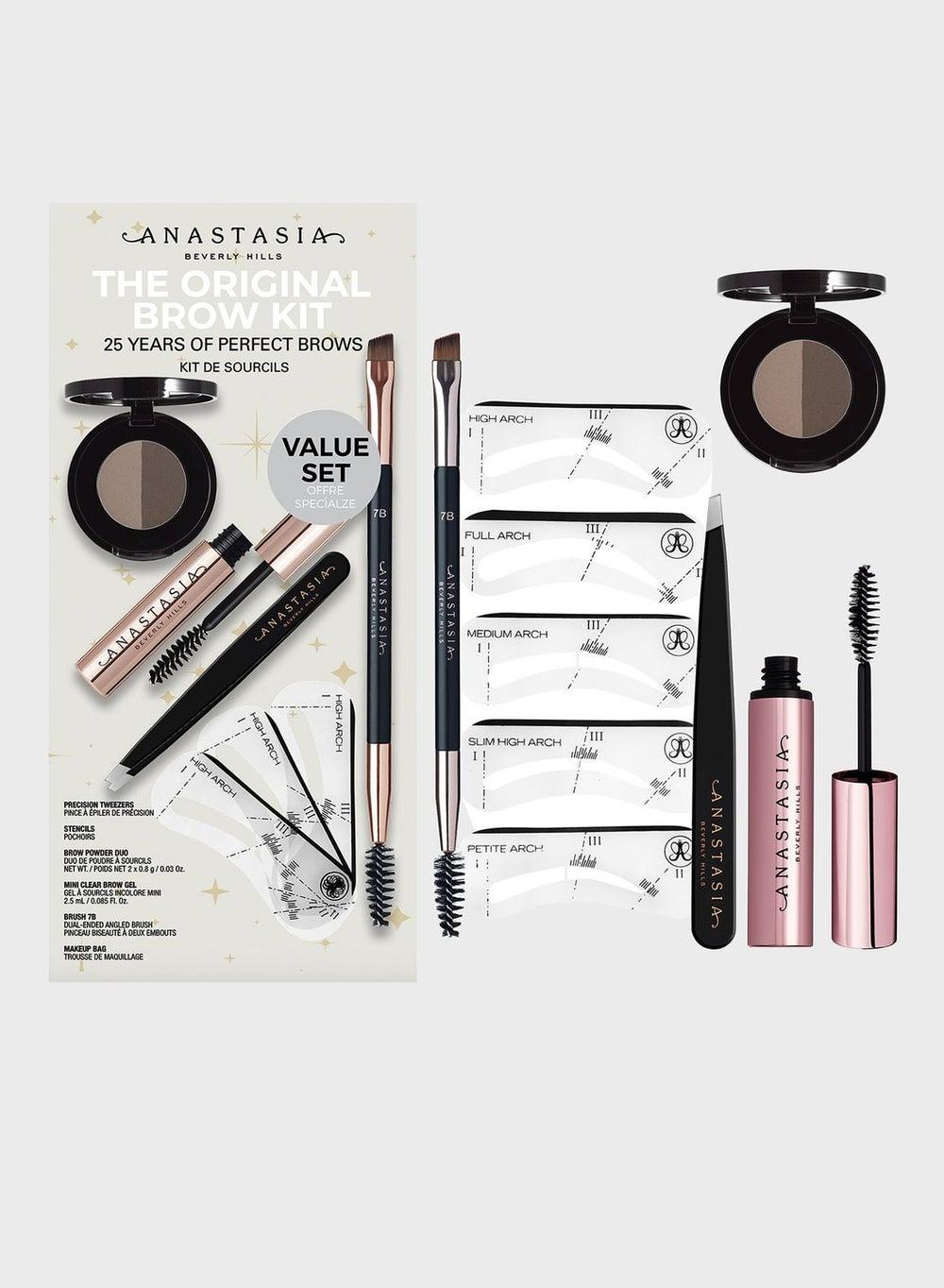 Og Brow Kit - Ebony: Essential Black Hair Brow Essentials - Image 1
