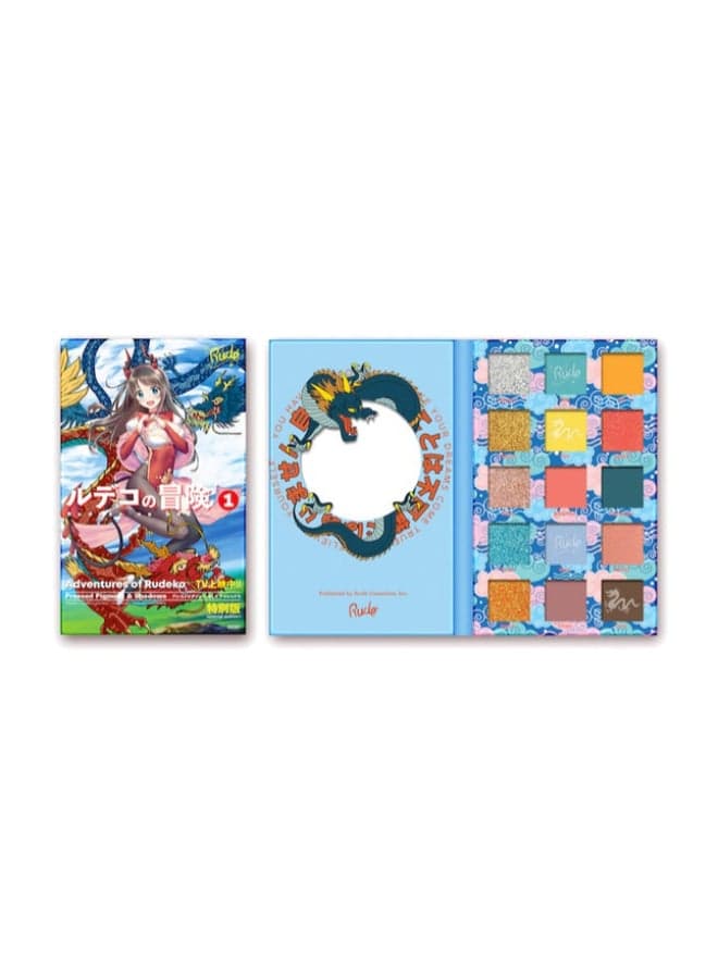 Manga Rudeko Goddess Eyeshadow Palette 15 Shades - Image 1