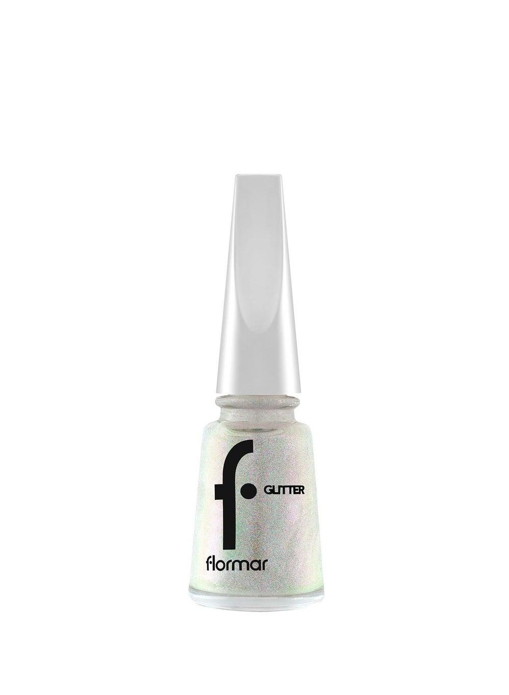 Flormar GL26 Snow Globe Glitter Nail Enamel - Image 1