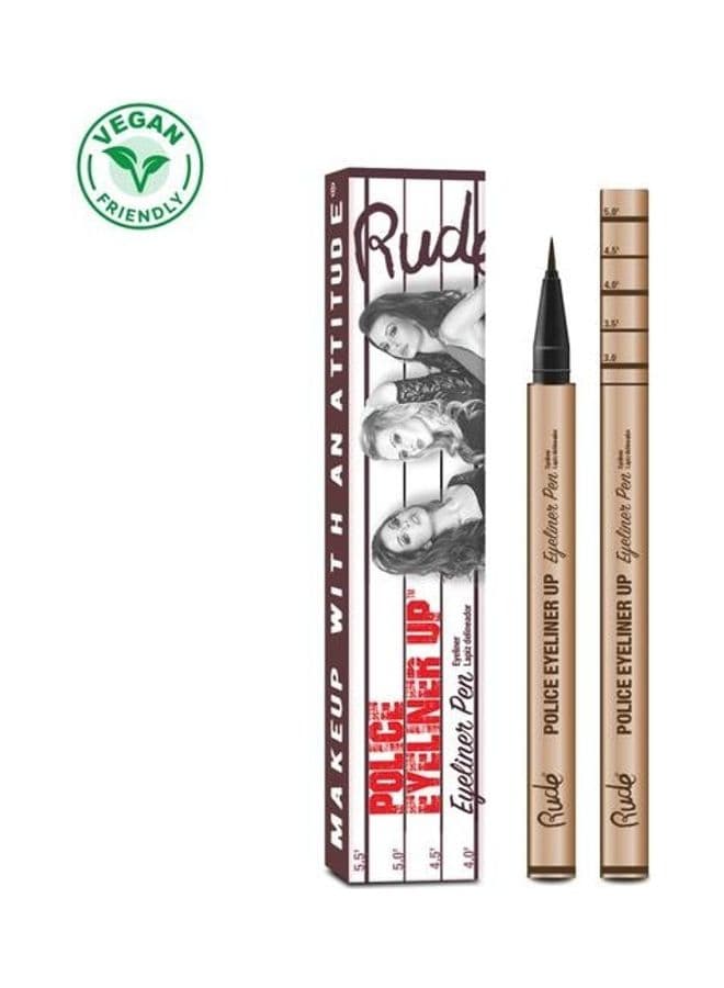 Police Up Precision Eyeliner Pen in Big House Brown - Image 1