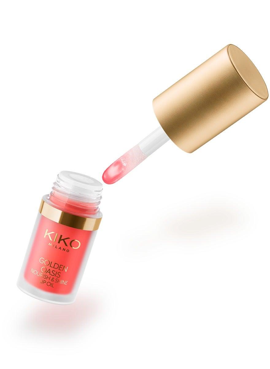 Golden Oasis Lip Oil 02 Pinch of Pink: Lustrous Hydration - Image 1