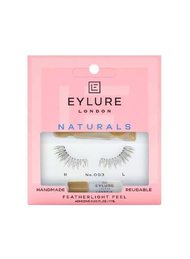 Eylure Natural Lashes 003 - Subtle Volume & Length - Image 1
