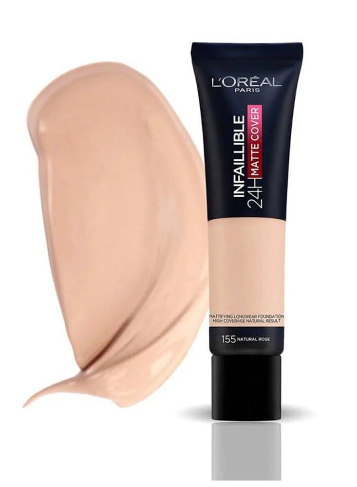 Infallible 24Hr Matte Cover 155 Naturel Rose Foundation - Image 1
