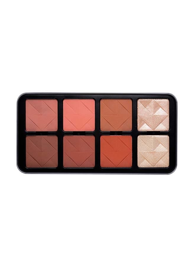 C-A201 Luminous Blush & Highlighter Palette Multicolour - Image 1