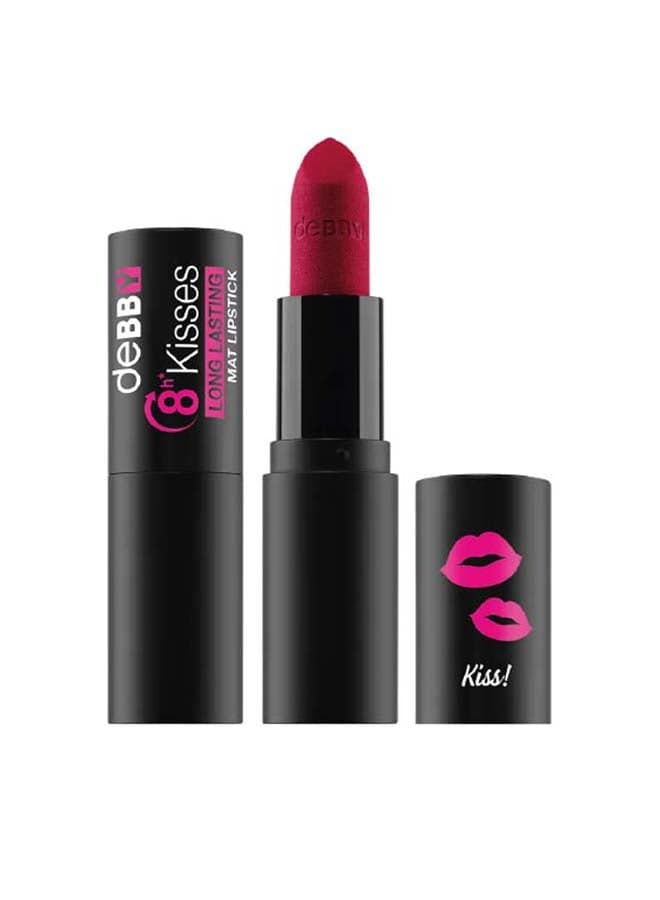 Lively Cherry 09 Velvet Matte Lipstick, 8-Hour Wear - Image 1
