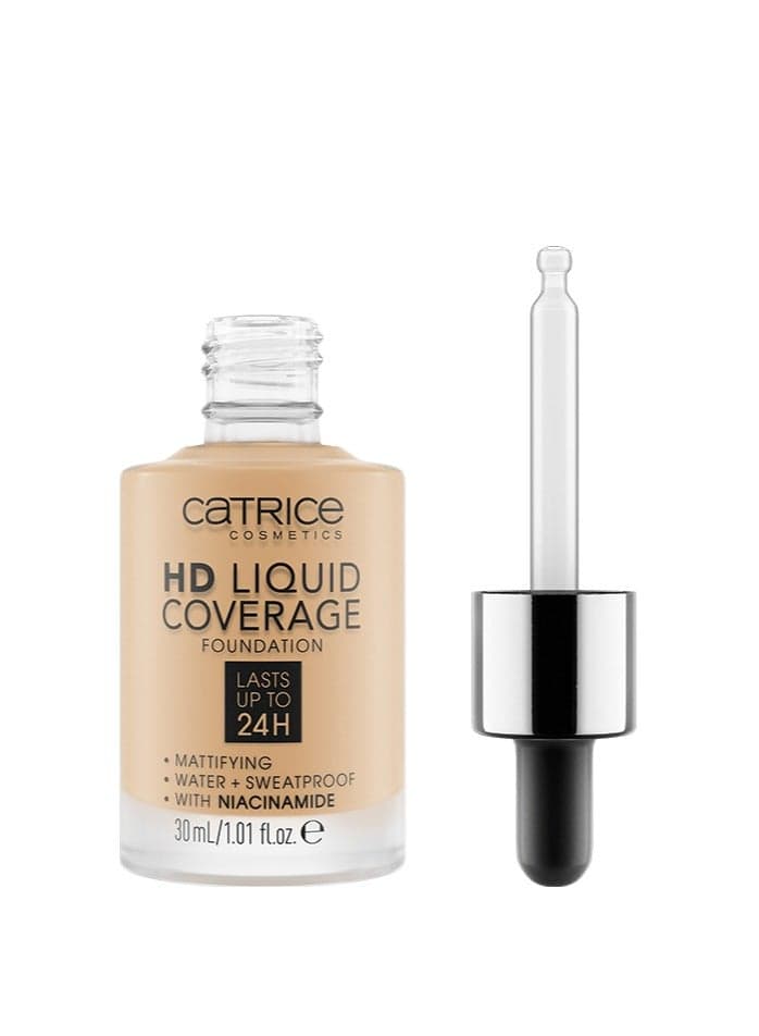 Catrice HD Liquid Coverage Foundation 036 - Velvety Matte Finish - Image 1