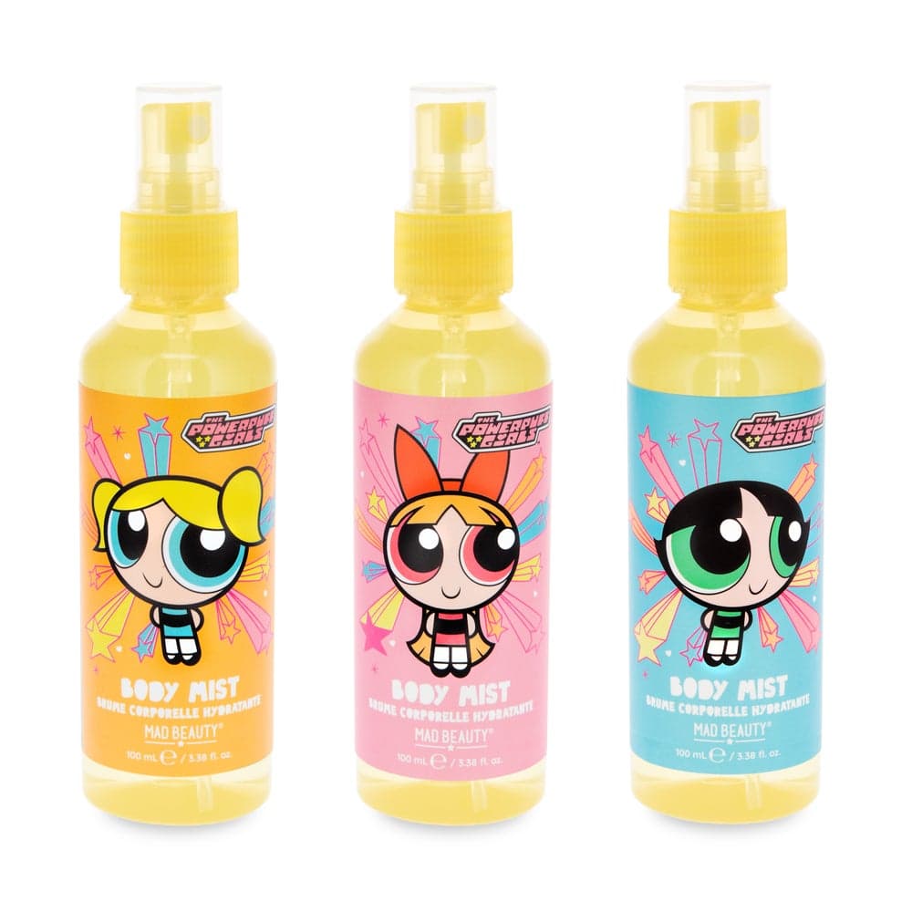 Powerpuff Girls Super Cute Body Mist Trio - Fresh & Uplifting - Image 1