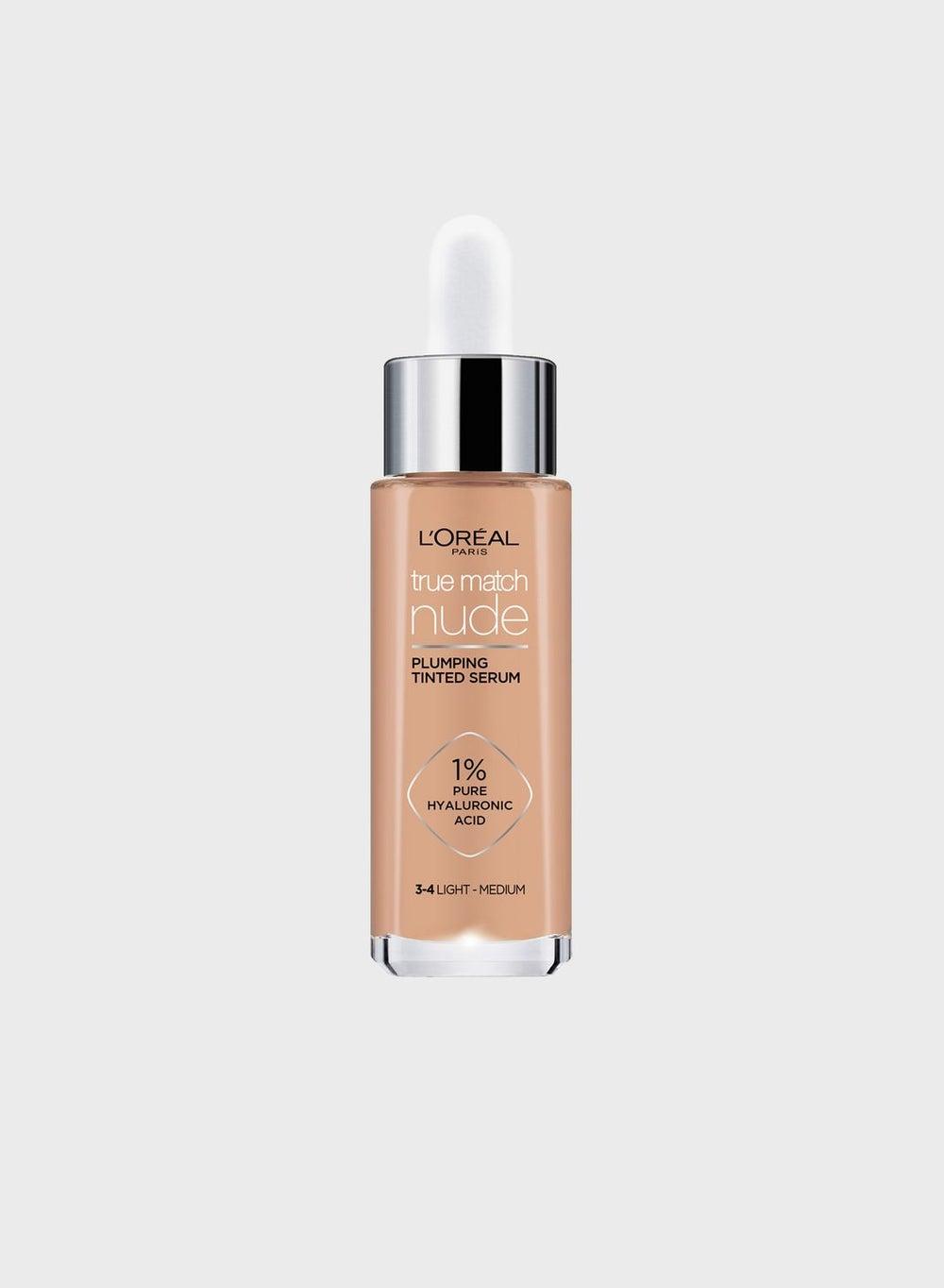 True Match Nude Hyaluronic Tinted Serum 3-4 Light Medium - Image 1