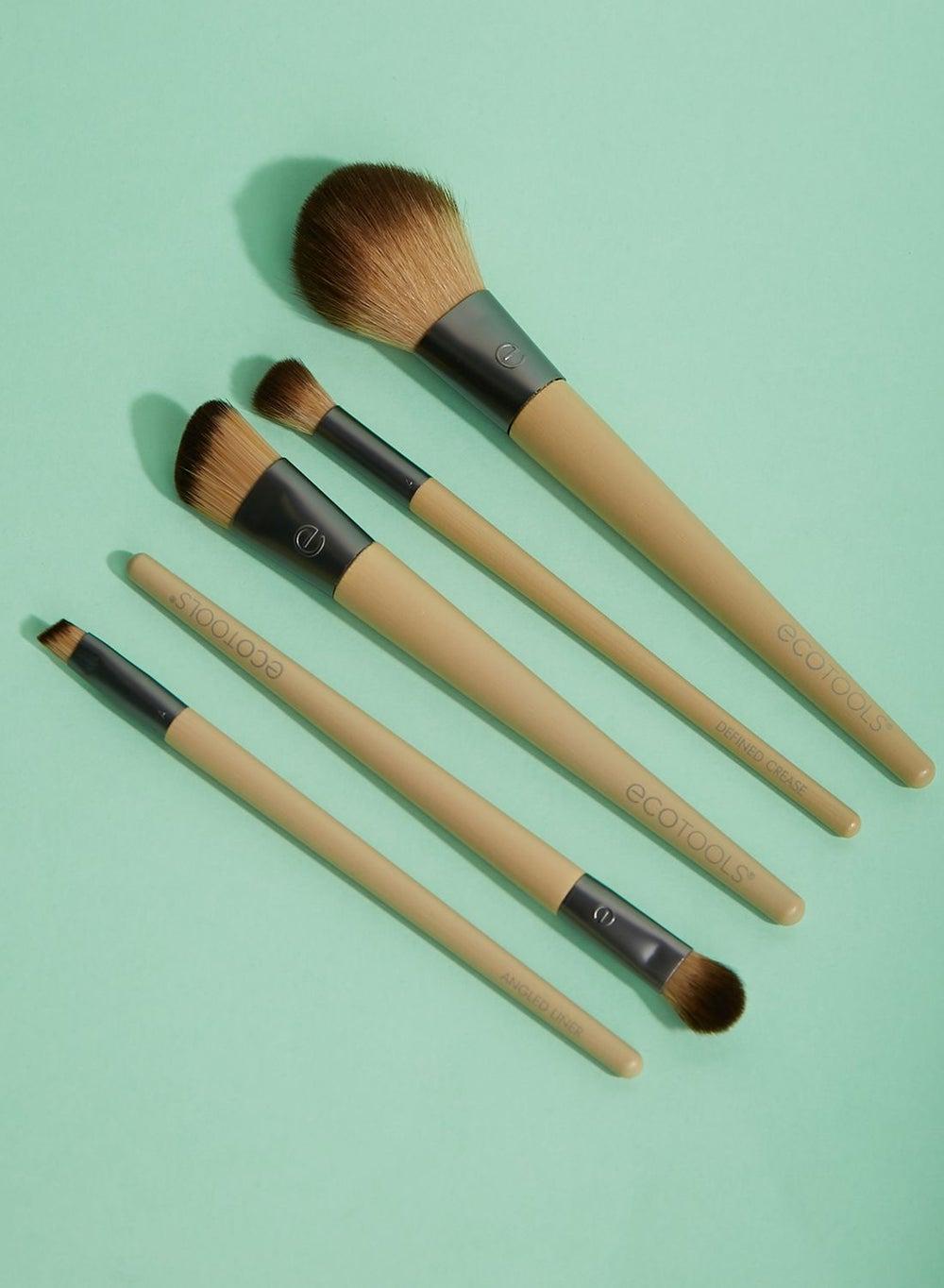 EcoLuxury 5-Piece Brush Set & Organizer - Image 1
