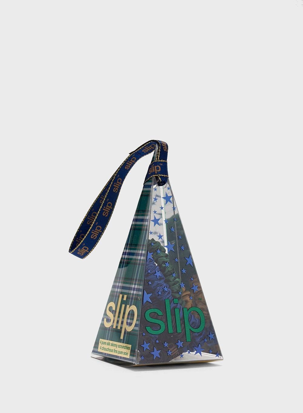 Silk Scrunchie Ornament Set - Skinnie Slipscrunch 4 Pack - Image 1
