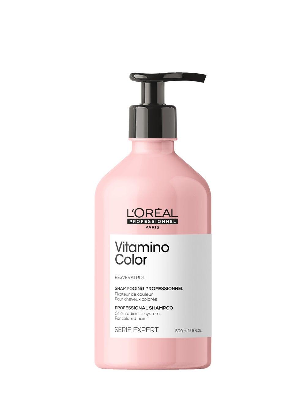 L’Oréal Resveratrol Vitamino Color Shampoo 500ml - Image 1