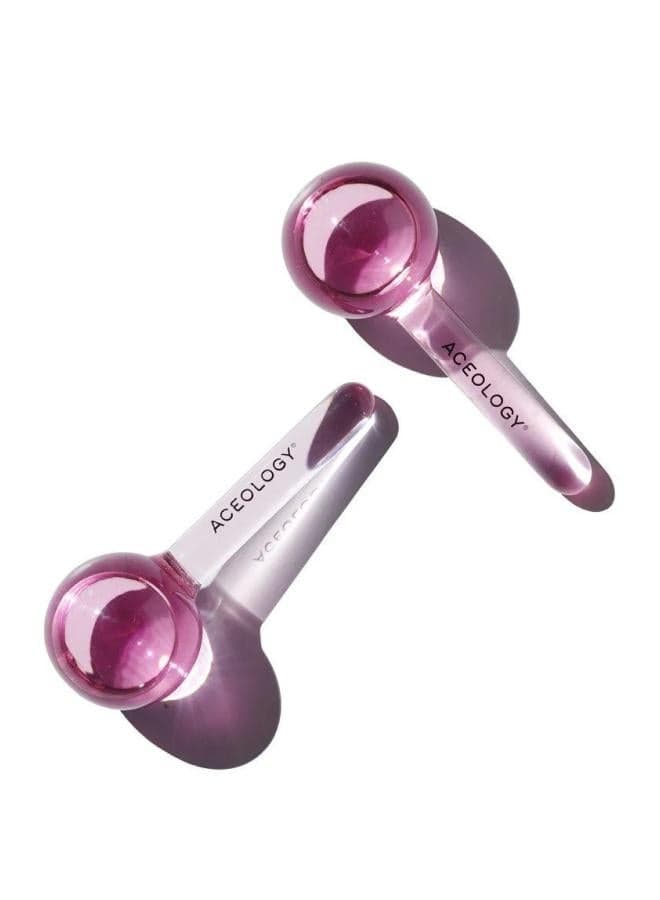 Pink Ice Globe Cryo Facial Massager - Skin Revitalizer - Image 1