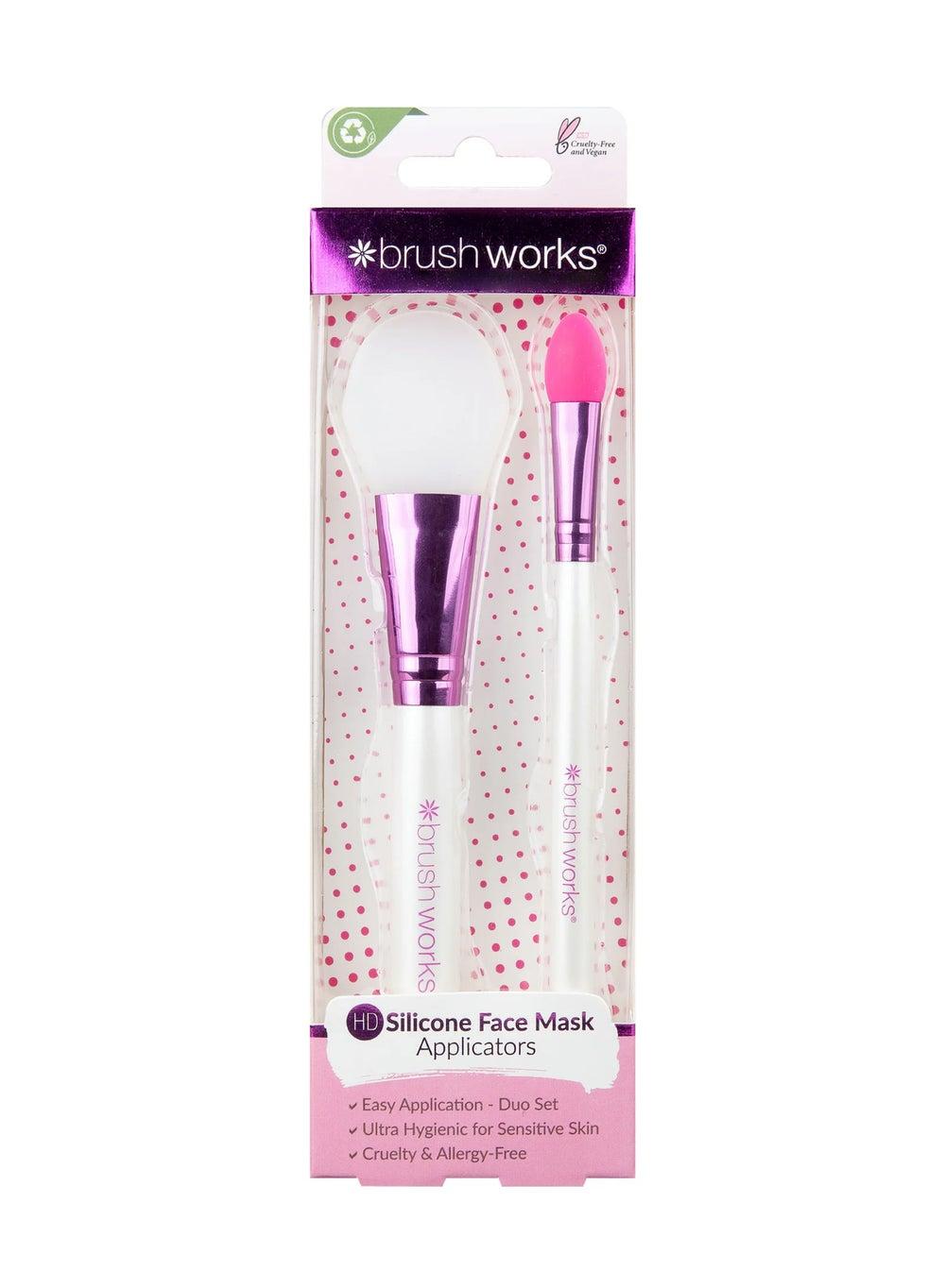 Brushworks HD Silicone Applicators for Face Masks - 2 Pack - Image 1