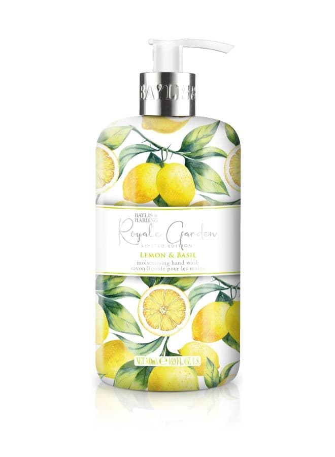 Royale Garden Lemon Basil Hand Wash 500ml – Luxurious Cleansing - Image 1