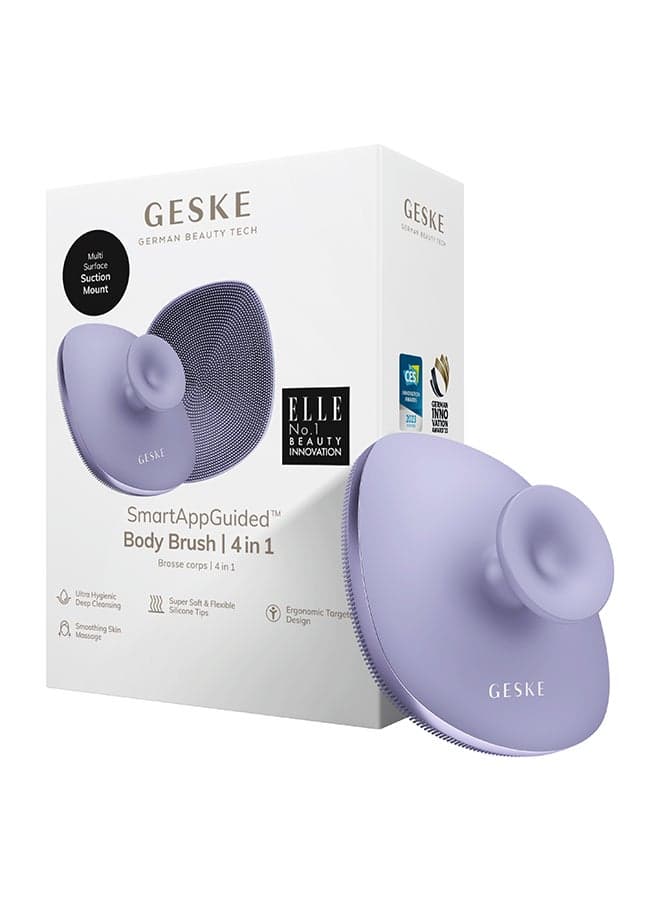 GESKE 4-In-1 Soft Silicone Body Brush | Exfoliate & Massage - Image 1