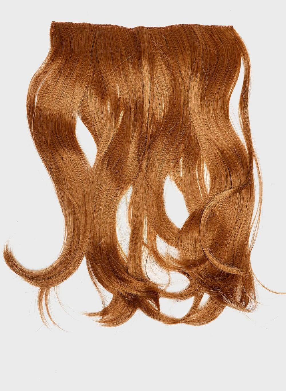Luxurious 14" Wavy Clip In Hair Extensions - 26/30 Auburn Blend - Image 1