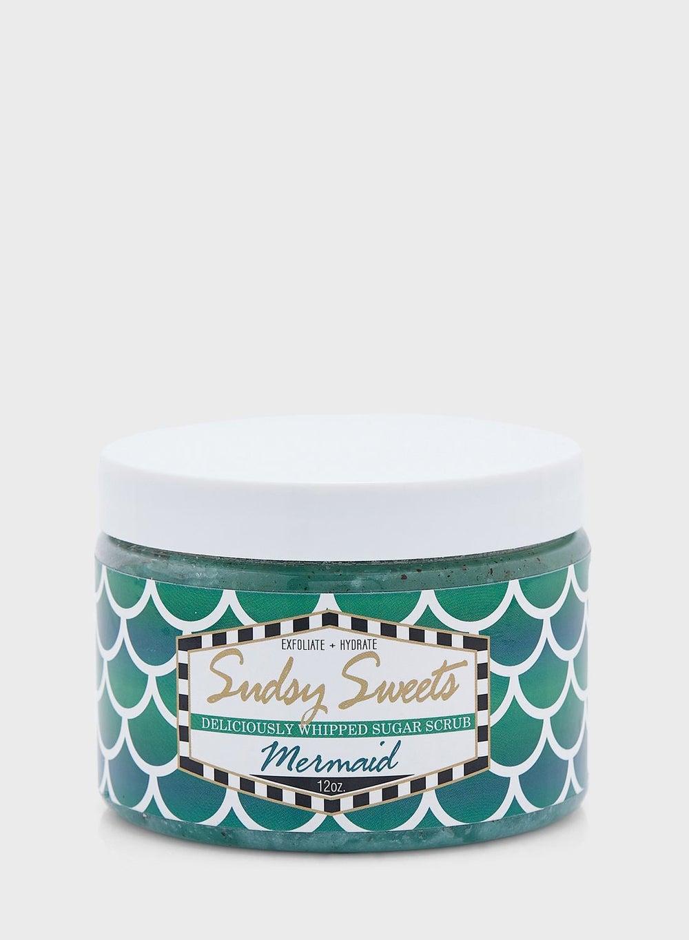 Mermaid Whipped Sugar Scrub: Tropical Exfoliation Bliss - Image 1