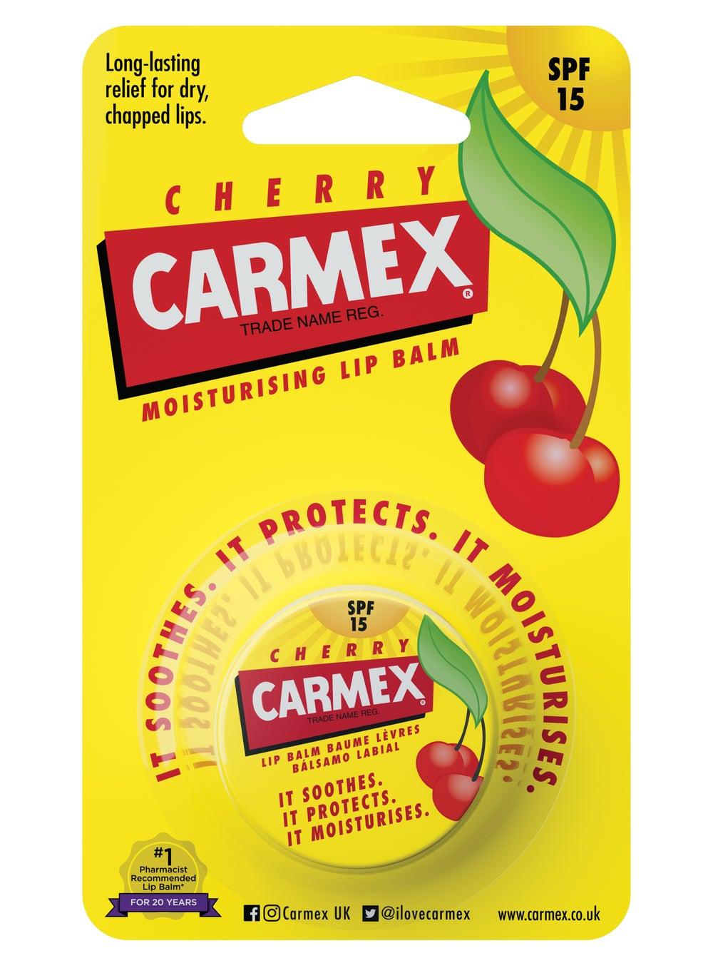 CARMEX Cherry Kiss Lip Balm Pot with SPF 15 - Image 1