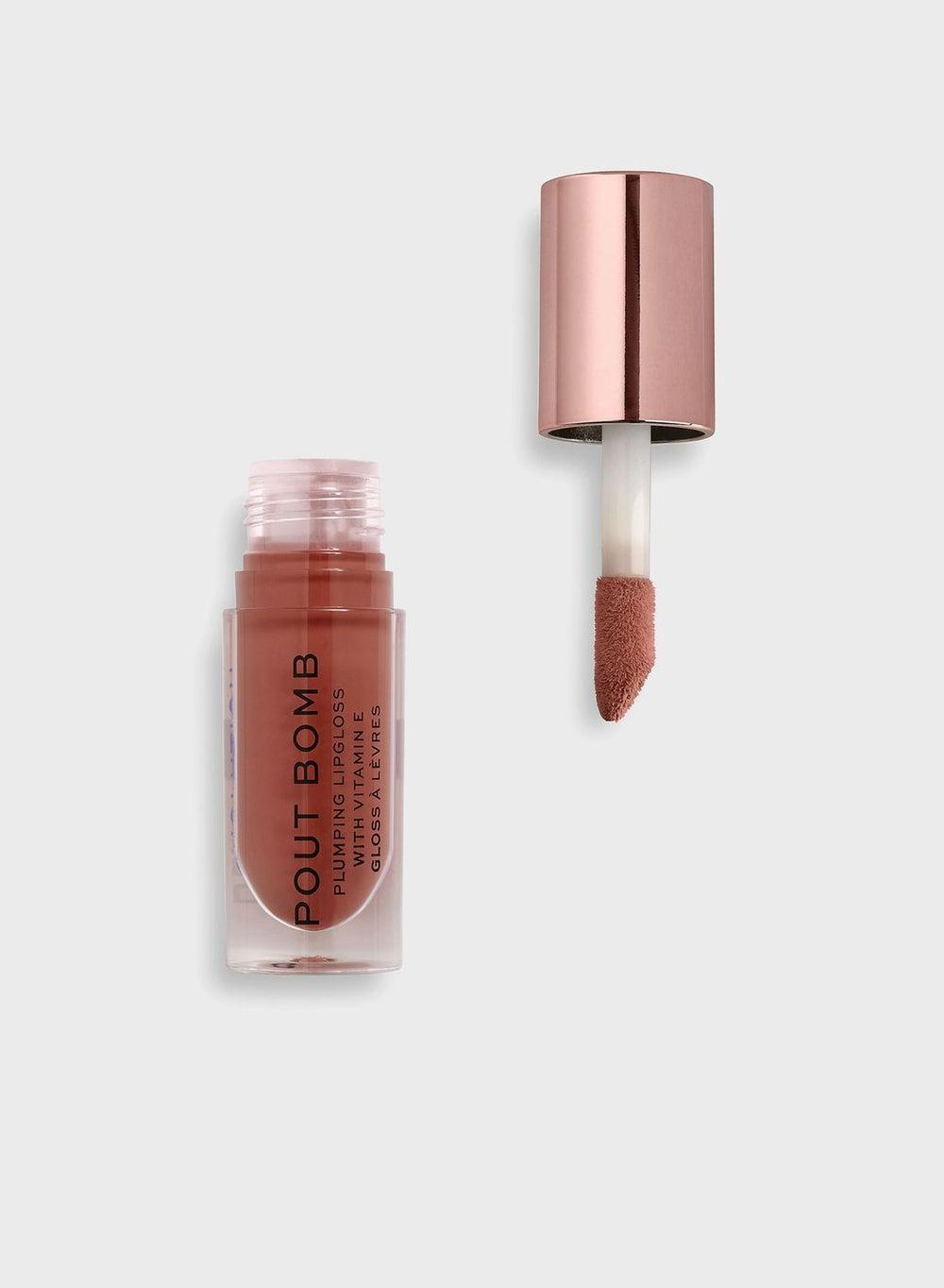 Pout Bomb Cookie Deep Nude - Luscious Plumping Gloss - Image 1