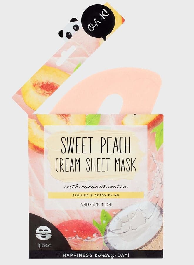 Luminous Peach & Coconut Hydrating Sheet Mask - Image 1