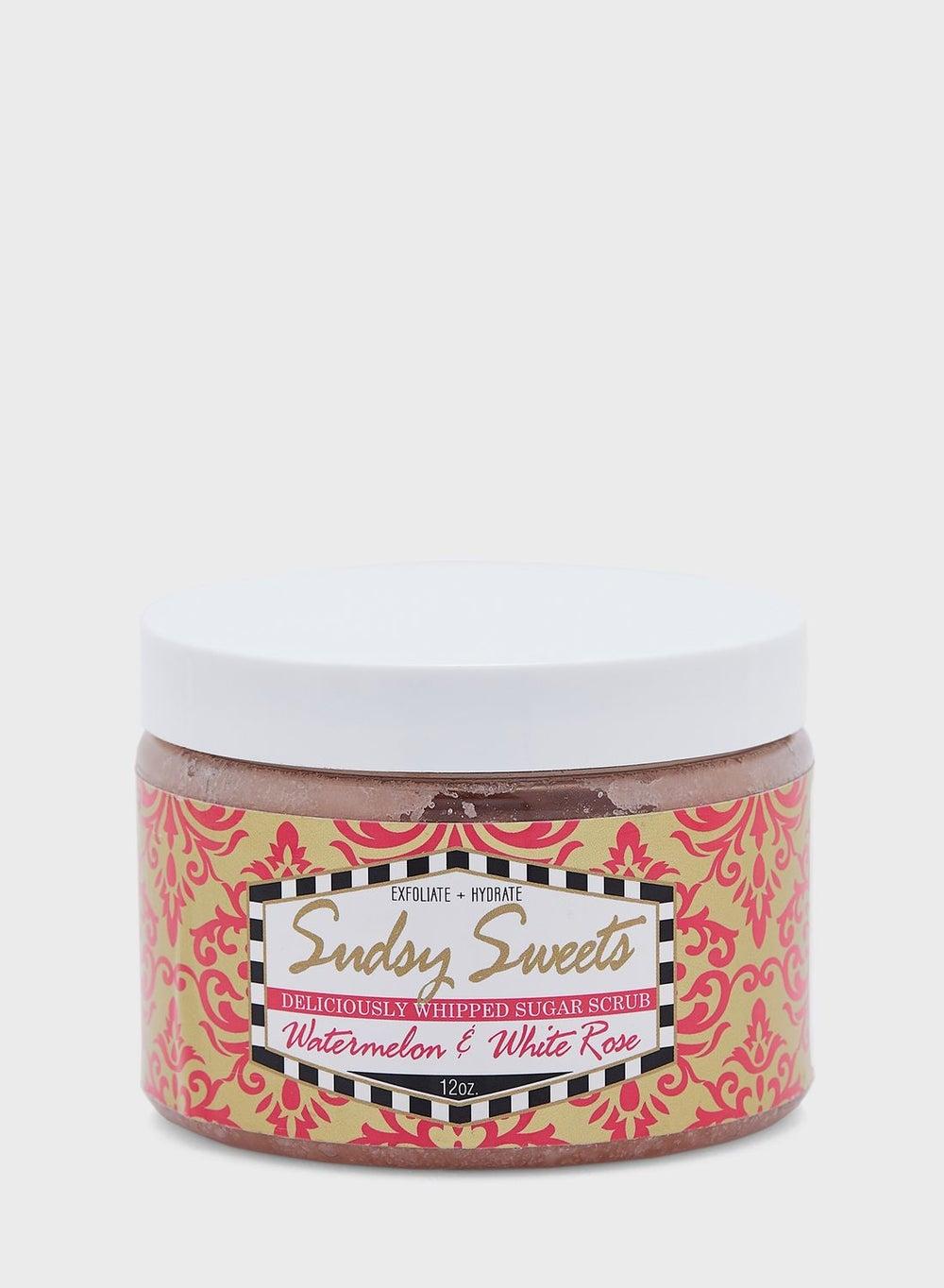Watermelon & White Rose Whipped Sugar Scrub - Image 1