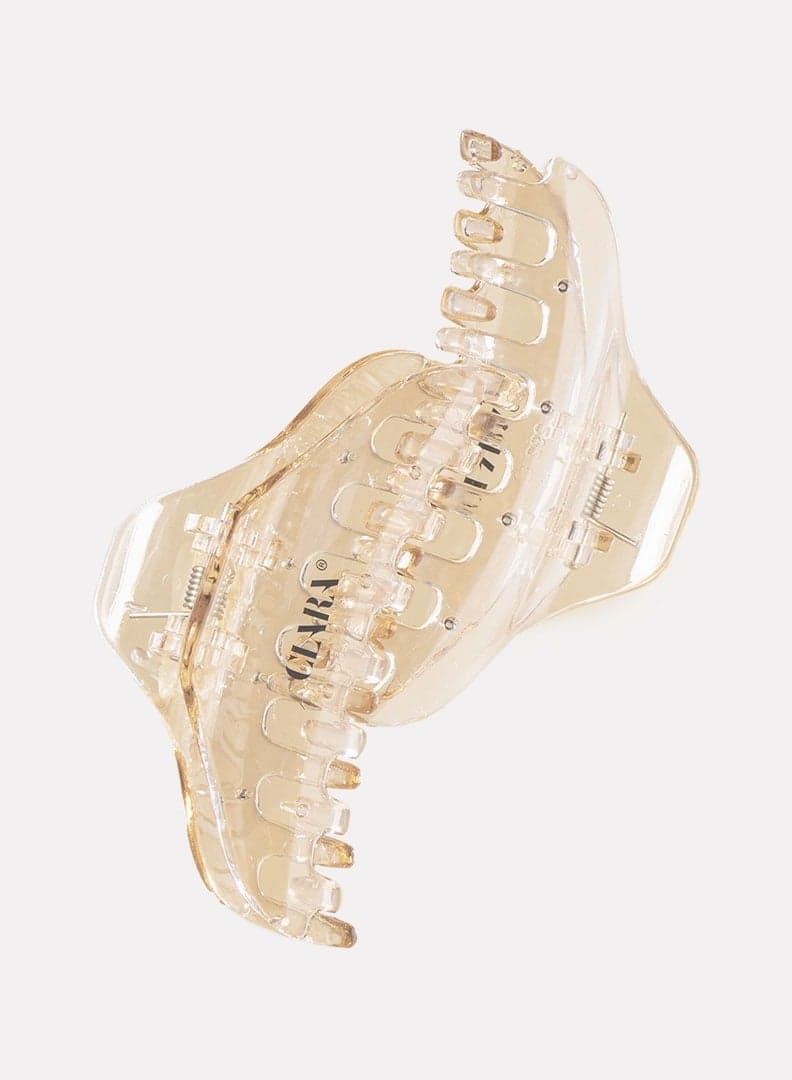 Golden Hue Large Hair Clips 180° Design - Image 1