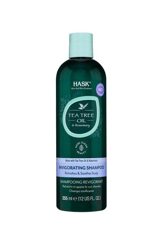 Hask Tea Tree & Rosemary Invigorating Shampoo 355ml - Image 1