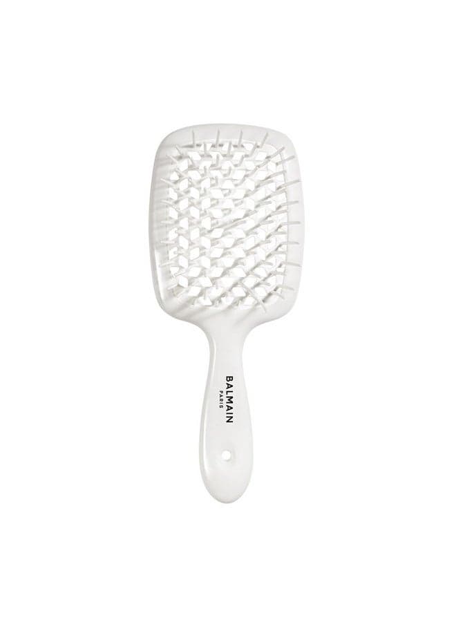 Luxe White Detangling Brush for All Hair Types - Image 1