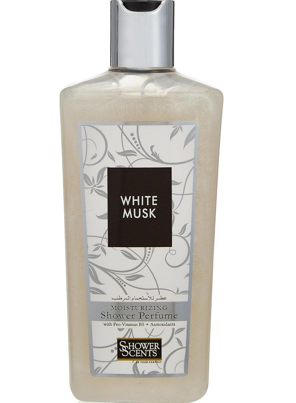 White Musk Elegance Shower Perfume 312ml - Image 1