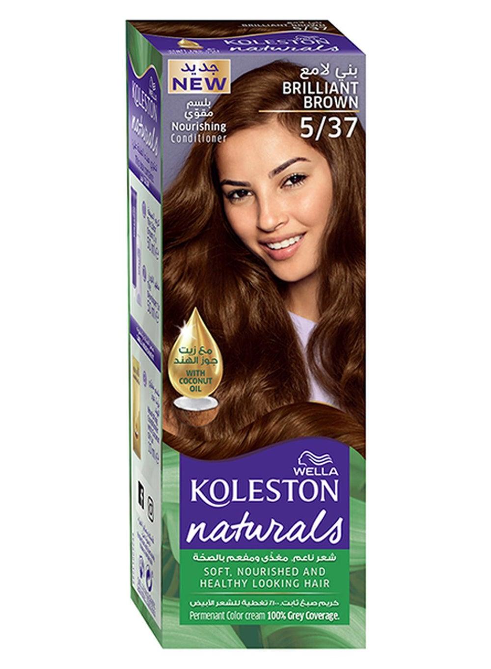 Koleston Naturals 5/37 Brilliant Brown - Luxurious Shine - Image 1
