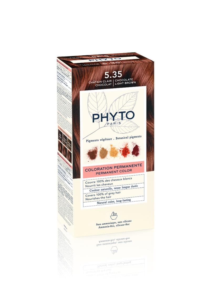 Phytocolor 5.35 Chocolate Light Brown Hair Color Kit - Image 1