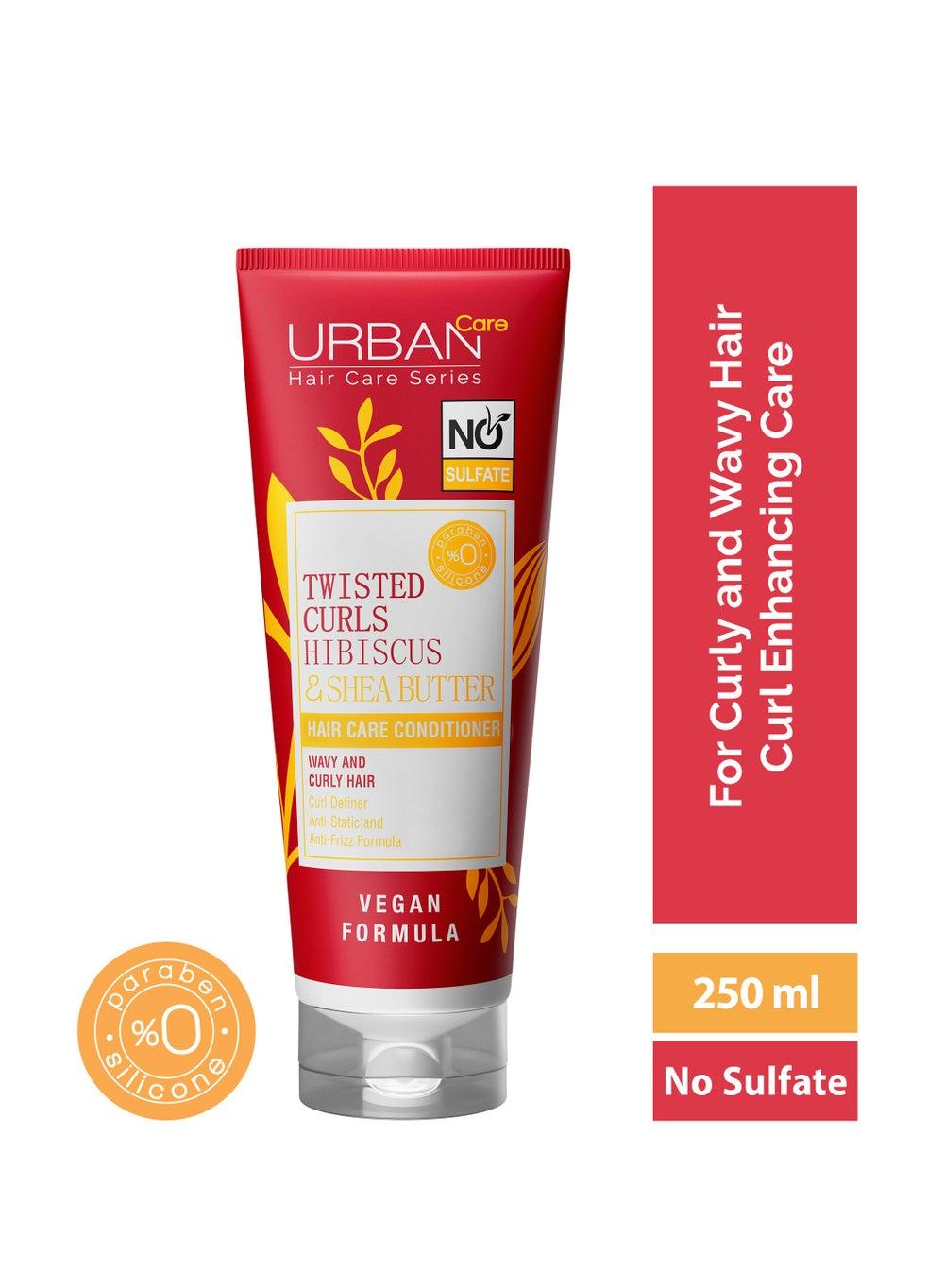 Urban Care Twisted Curls Hibiscus & Shea No-Sulfate Softener - Image 1