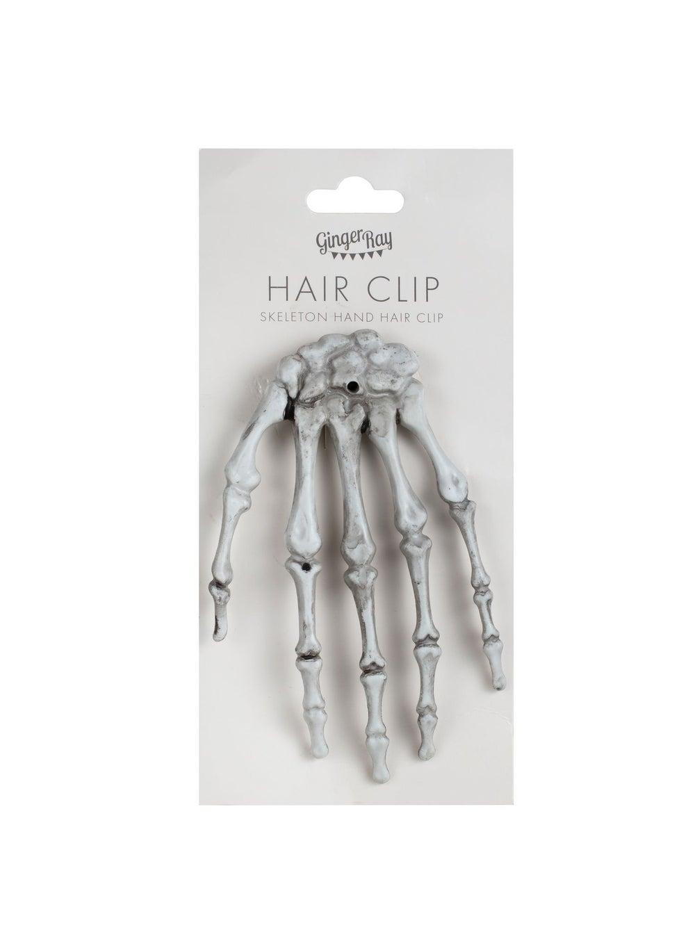 Chic Skeleton Hand Hair Clip – Perfect Party Accessory - Image 1