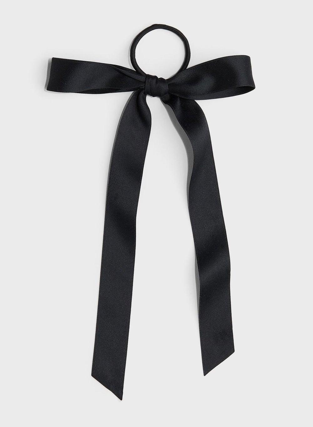 Satin Bow Hair Elastic – Gentle & Chic - Image 1