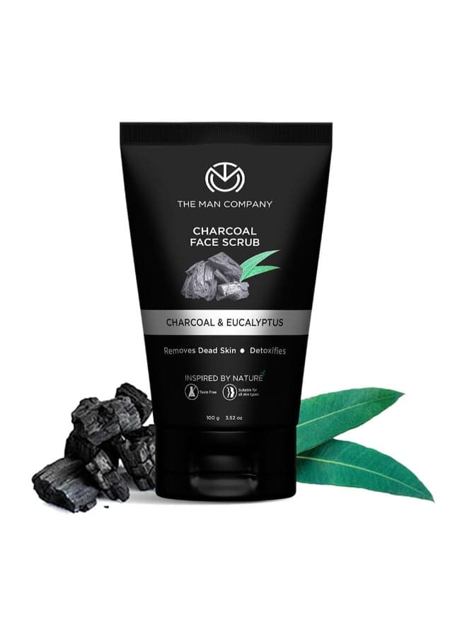 Charcoal Glow: Radiant Skin Face Scrub, 100 G - Image 1