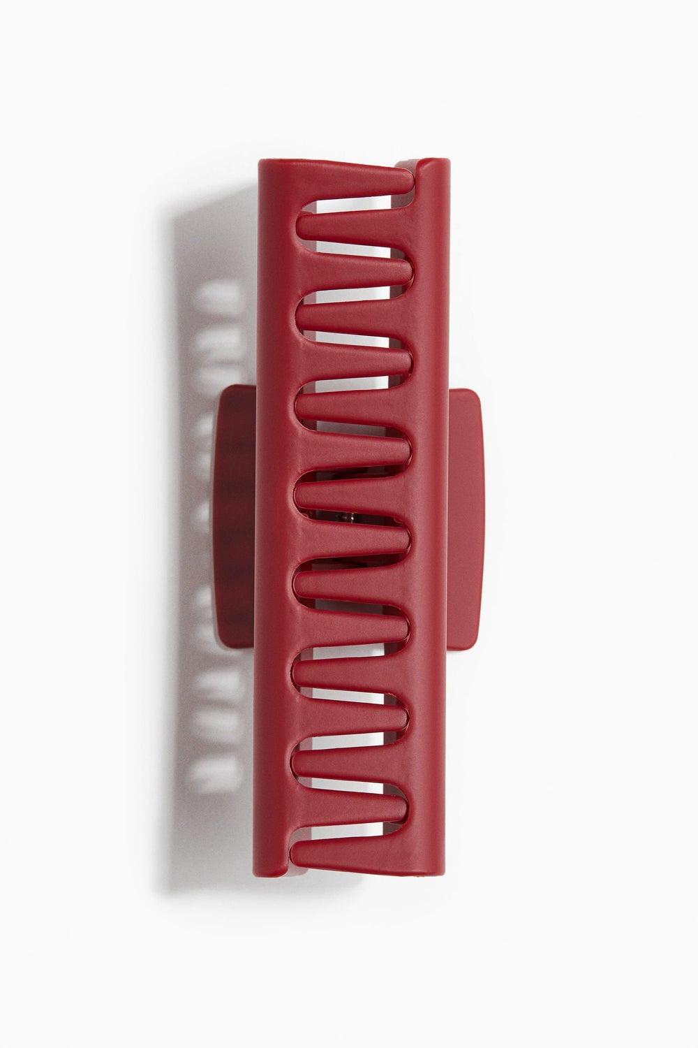 Elegant Red Dark Hair Claw 1145229251 for Stylish Hold - Image 1