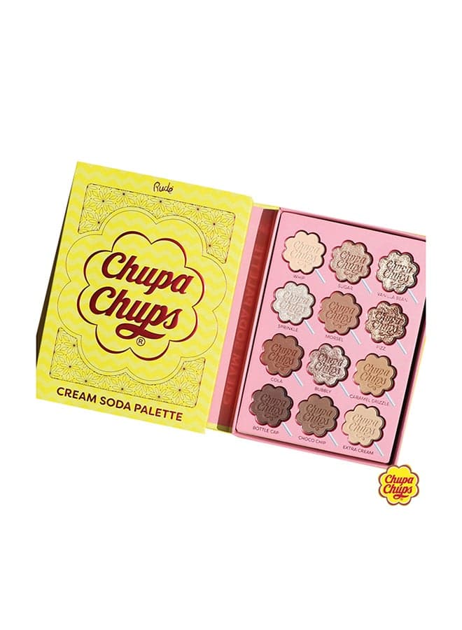Chupa Chups Cream Soda 12-Color Eyeshadow Palette - Image 1