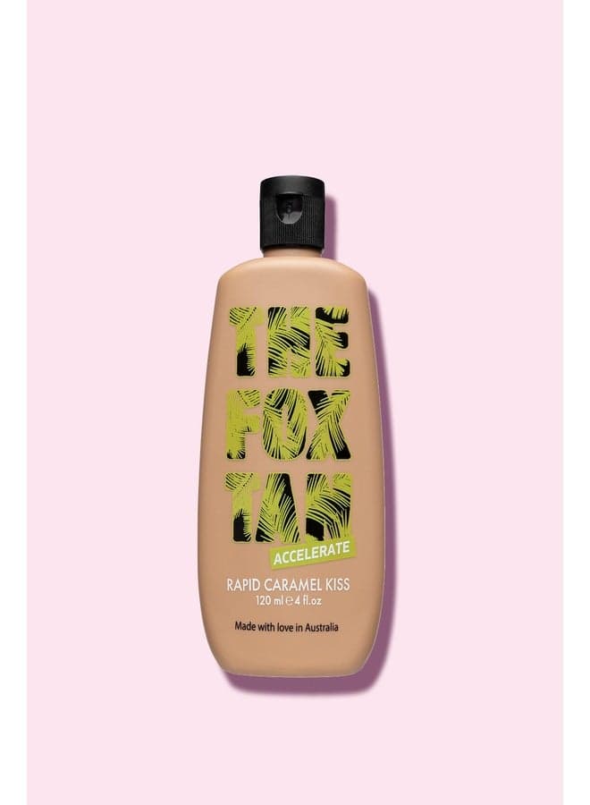 RAPID CARAMEL KISS 120ML: Accelerate Your Tan Luxuriously - Image 1