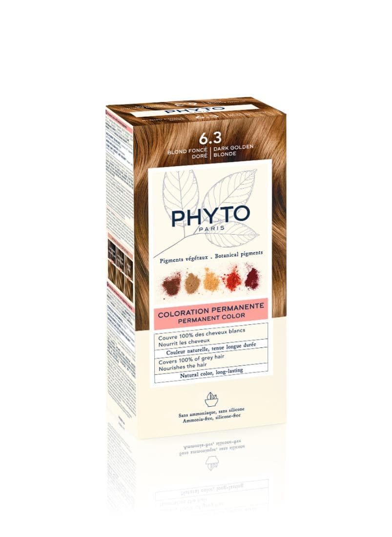 Phytocolor 6.3 Luxurious Dark Golden Blonde Hair Color - Image 1