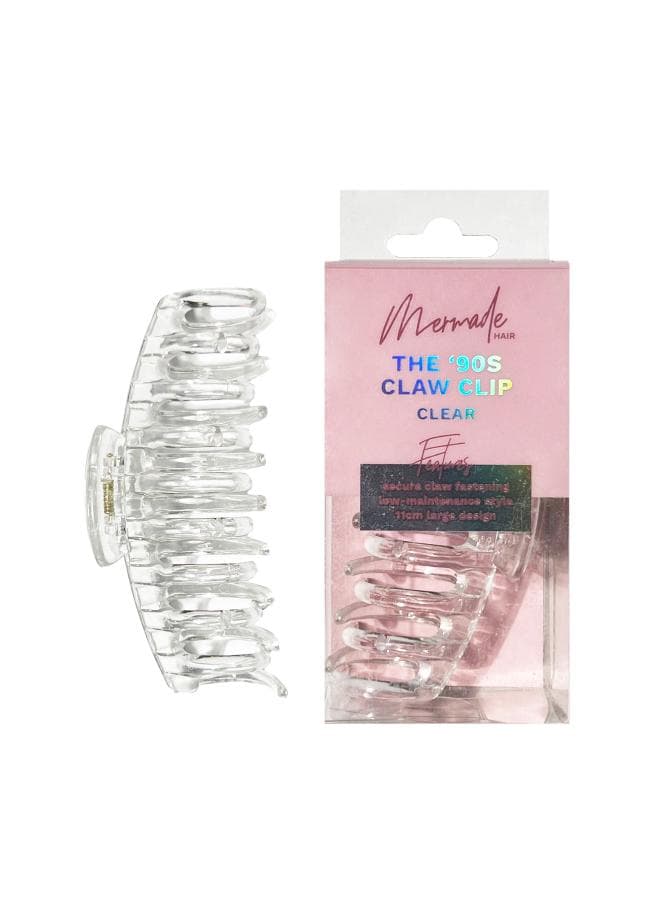 Mermade K18 Clear Hair Claw Clip — 90s Chic - Image 1