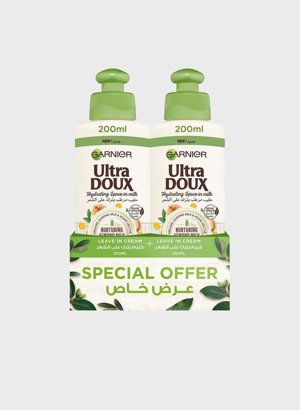 Ultra Doux Almond Milk Hydrating Duo 200ml - Save 26% - Image 1
