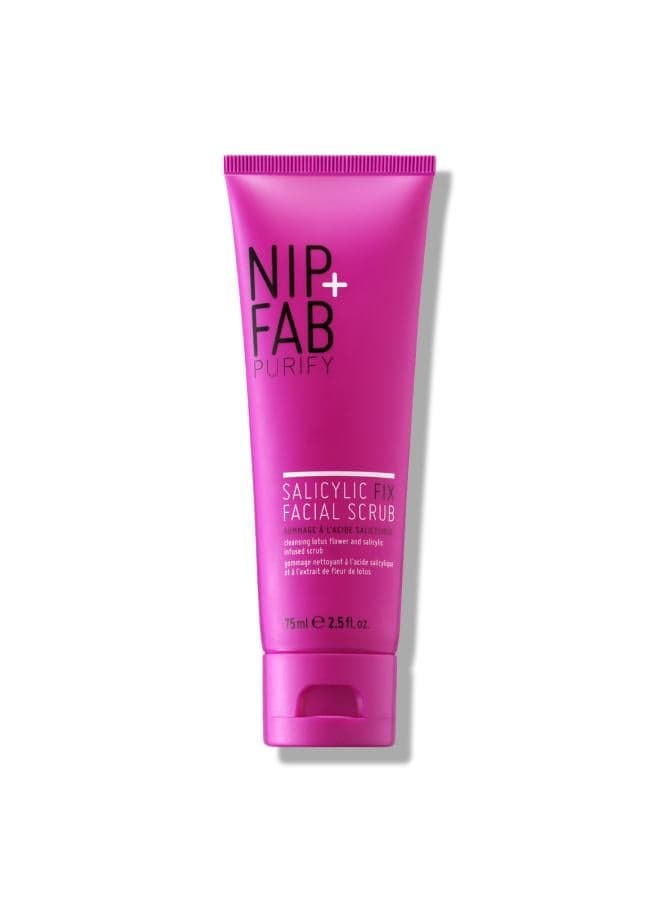 Salicylic Fix Facial Scrub: Deep Pore Cleansing Exfoliator - Image 1