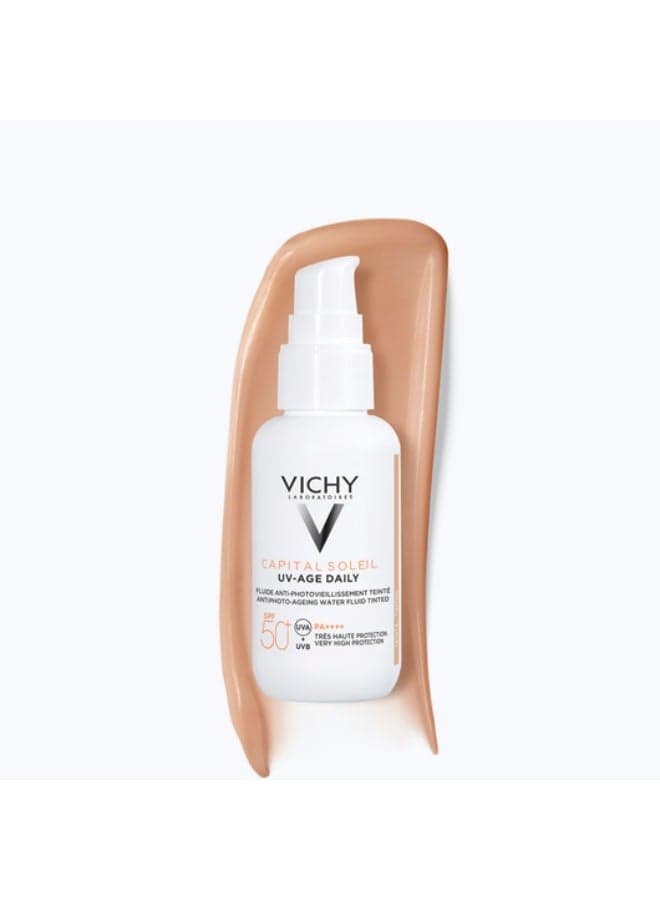 Vichy UV Age Defense Sunscreen SPF 50+ with Niacinamide 40ml - Image 1
