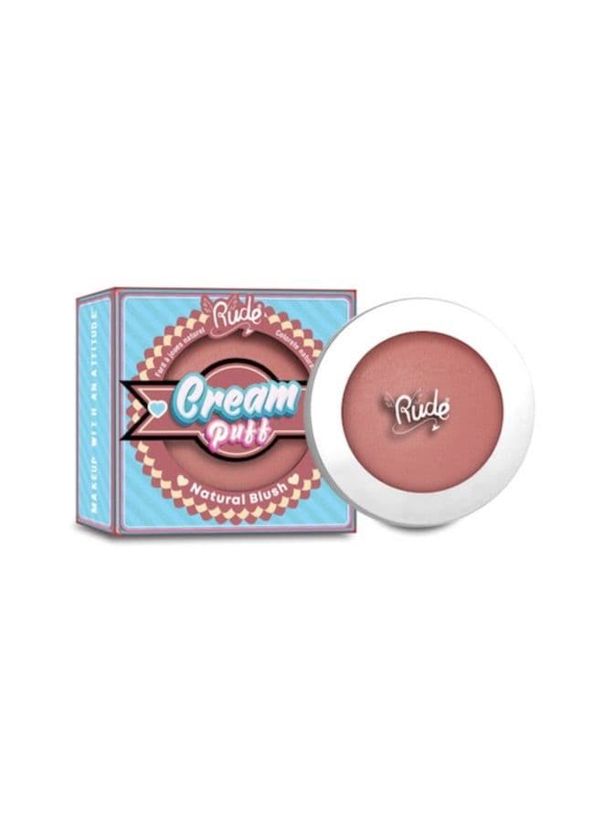 Rude Cream Puff Mochi Natural Blush - Lasting Radiance - Image 1