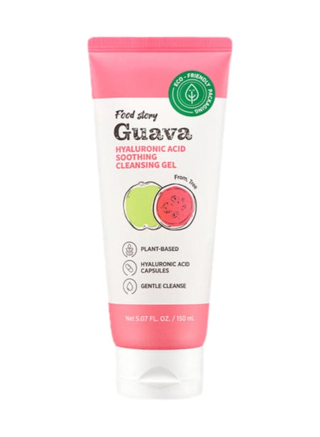Food Story Guava & Hyaluronic Soothing Gel Cleanser - Image 1