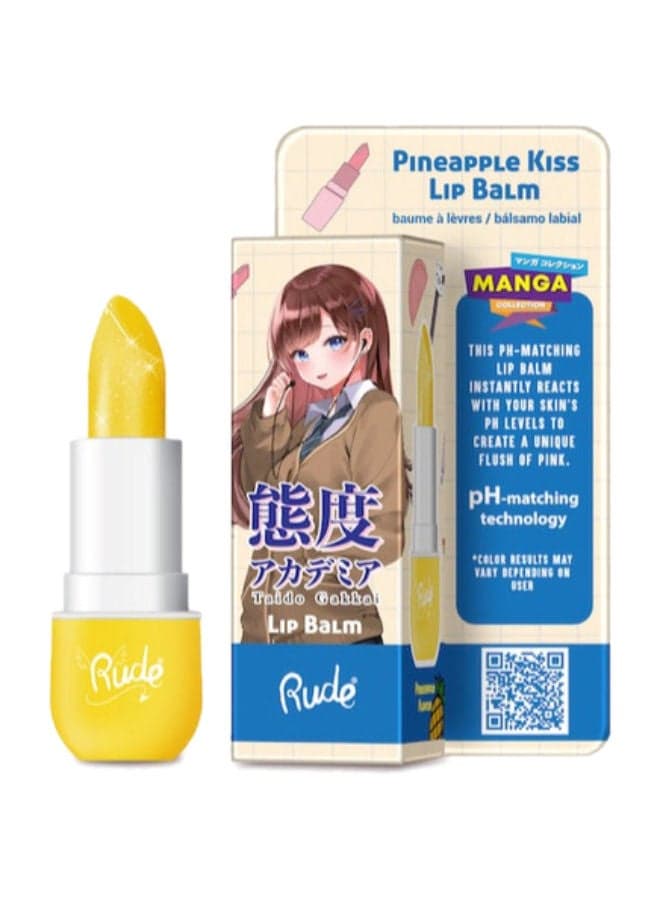 Manga Pineapple Kiss Lip Balm - Unique pH Reactive Color - Image 1