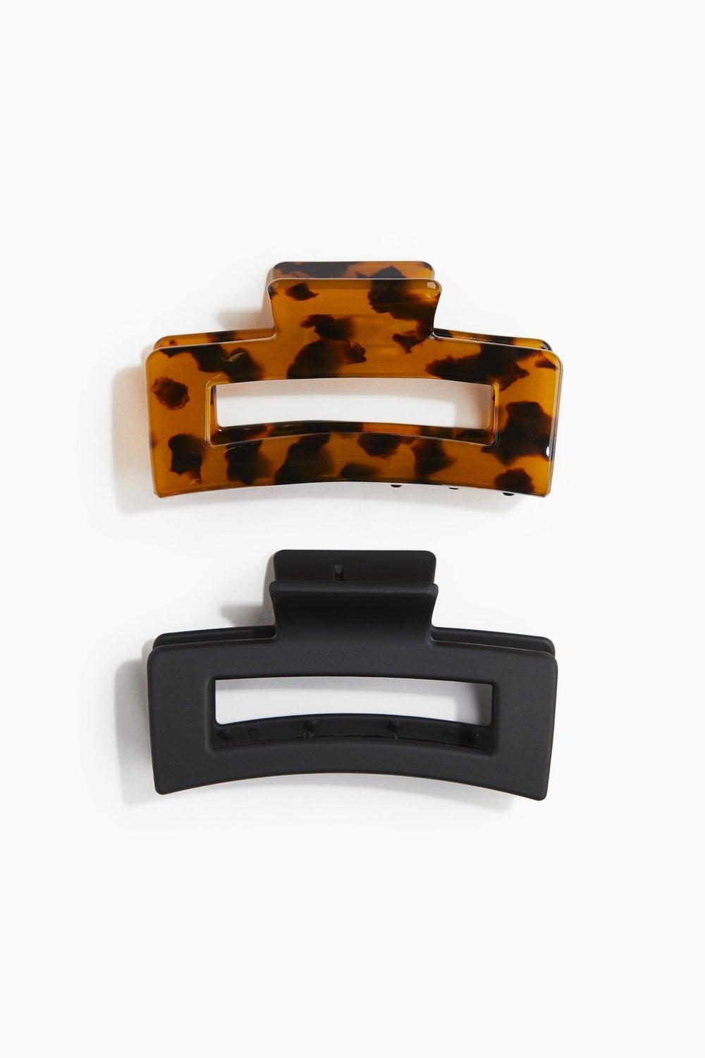 H&M Hair Claws Duo: Chic Neutral Styling Essentials - Image 1