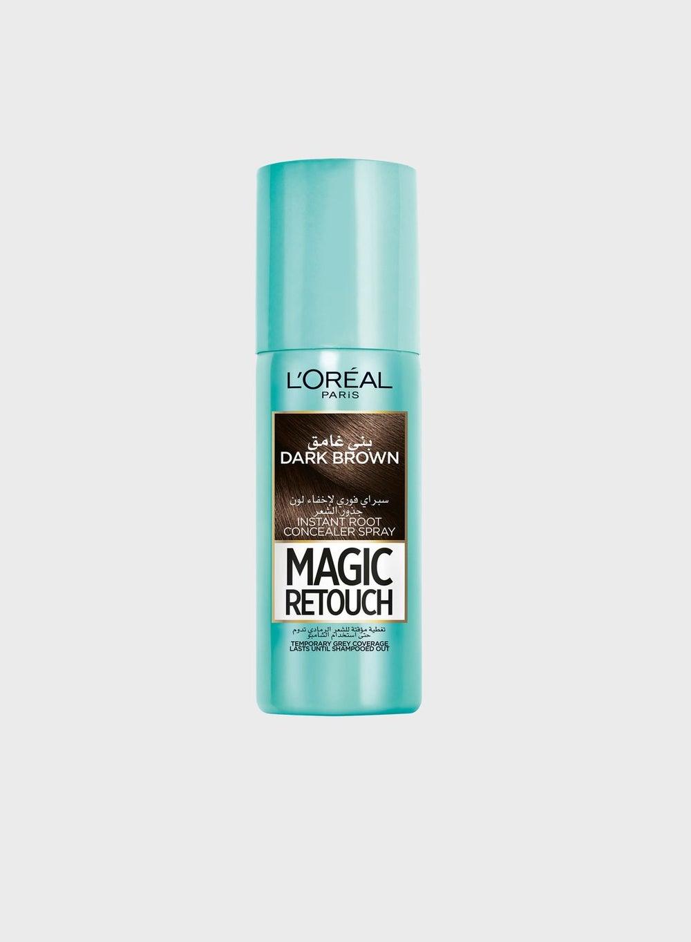 L'Oreal Paris Magic Retouch Dark Brown - Quick Root Concealer - Image 1