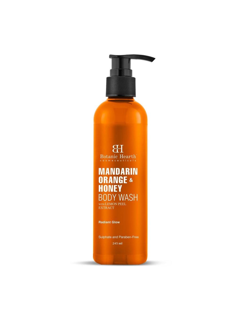 Botanic Hearth Mandarin & Honey Radiant Glow Body Wash | 245ml - Image 1