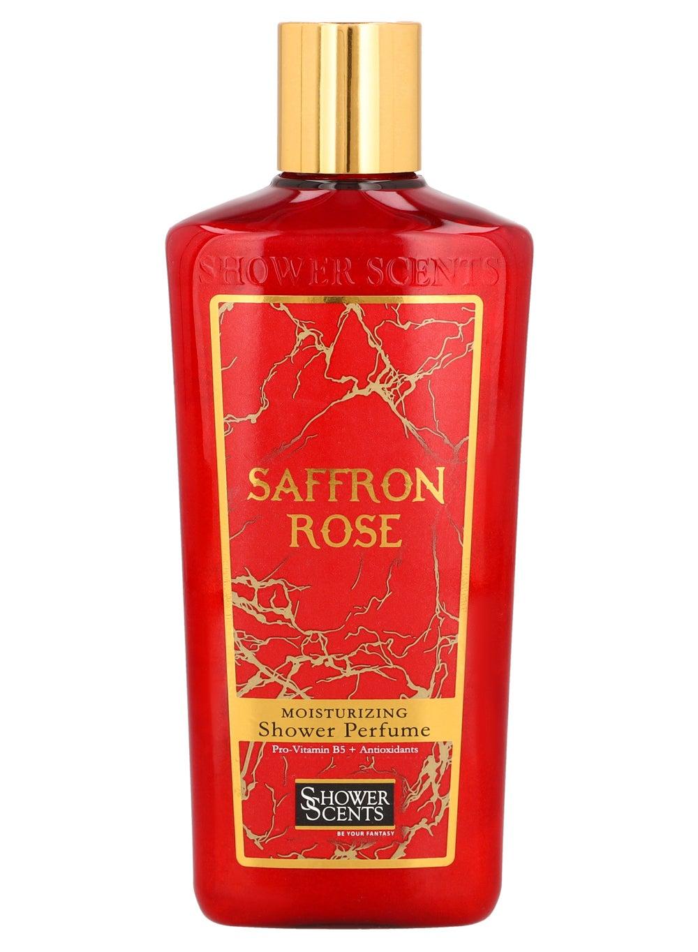 Shower Scents Saffron Rose Perfume 312 Ml - Elegance Unleashed - Image 1